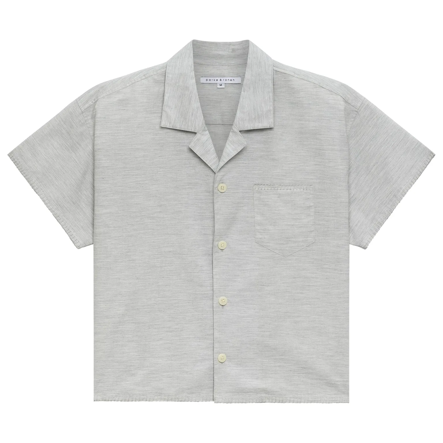 NEW RESORT '25- Mineral Du Cap Cropped Shirt