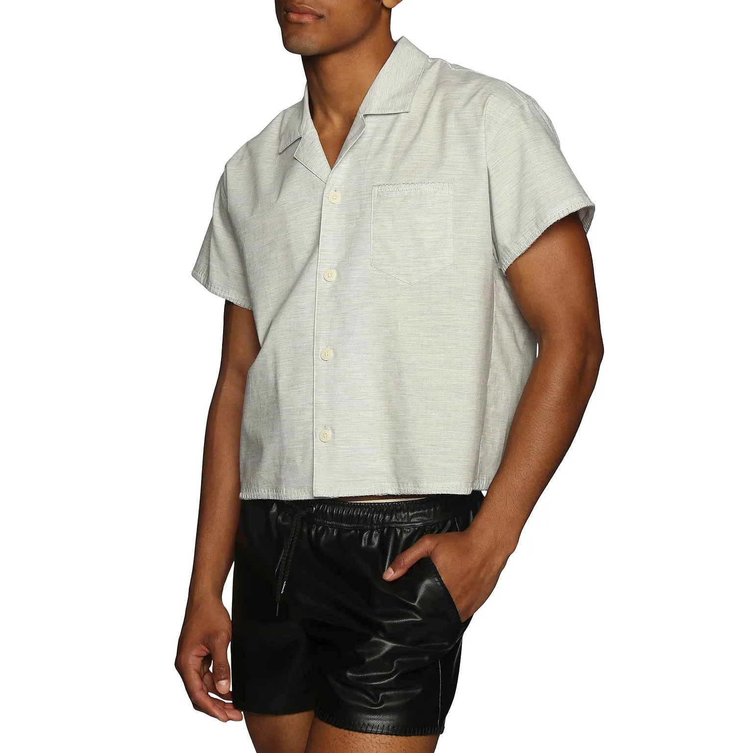 NEW RESORT '25- Mineral Du Cap Cropped Shirt