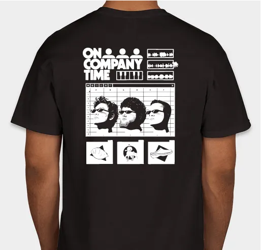 On Company Time Artwork Tee - Black