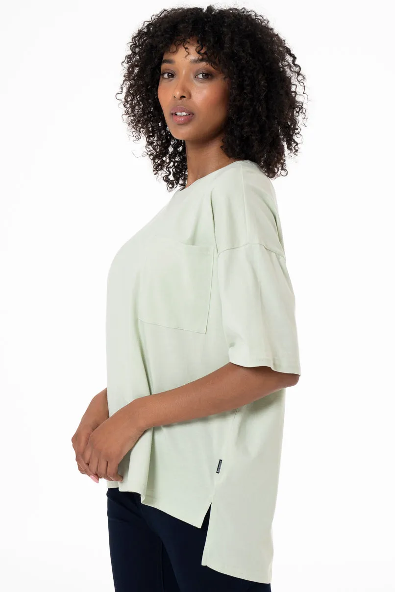 Oversized T-Shirt _ 144178 _ Sage