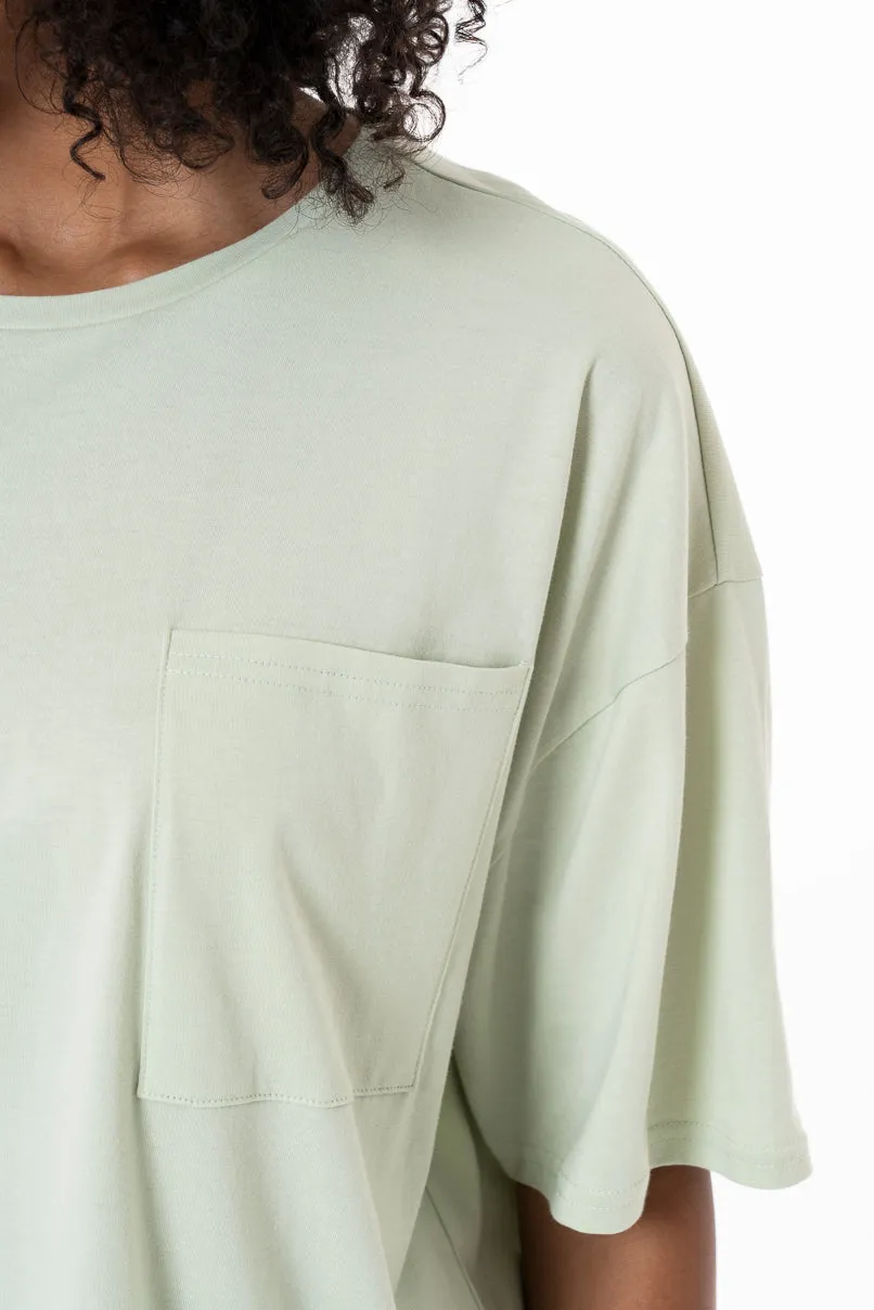 Oversized T-Shirt _ 144178 _ Sage