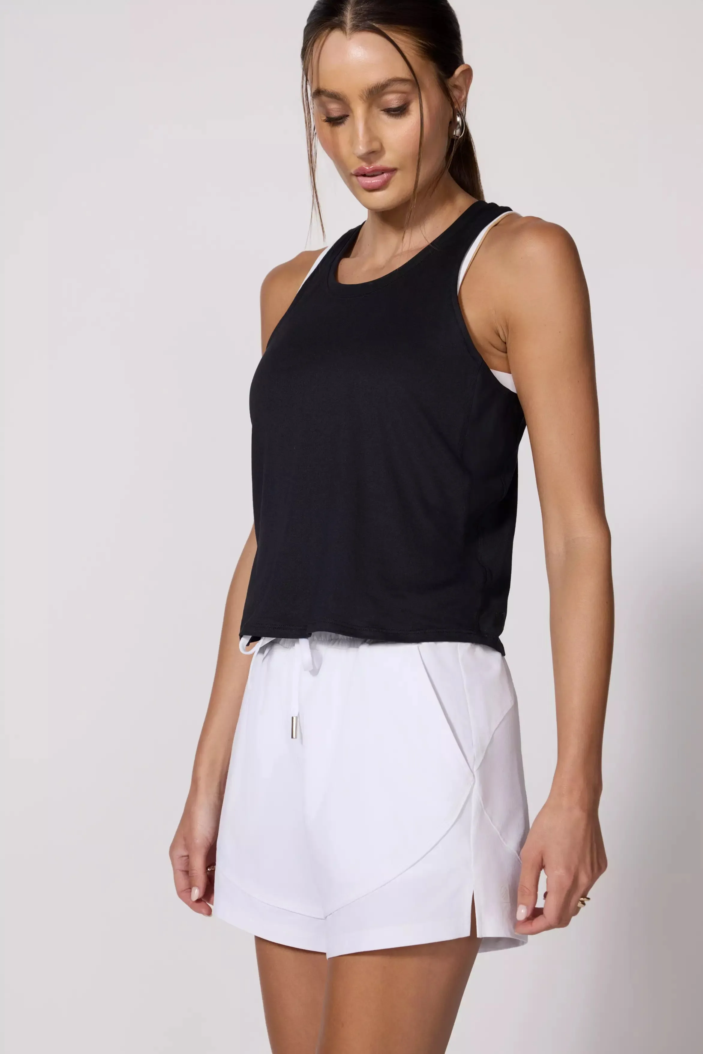 Pace Relaxed Fit Tank - Black