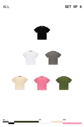 Pack of 6 Core T-shirts