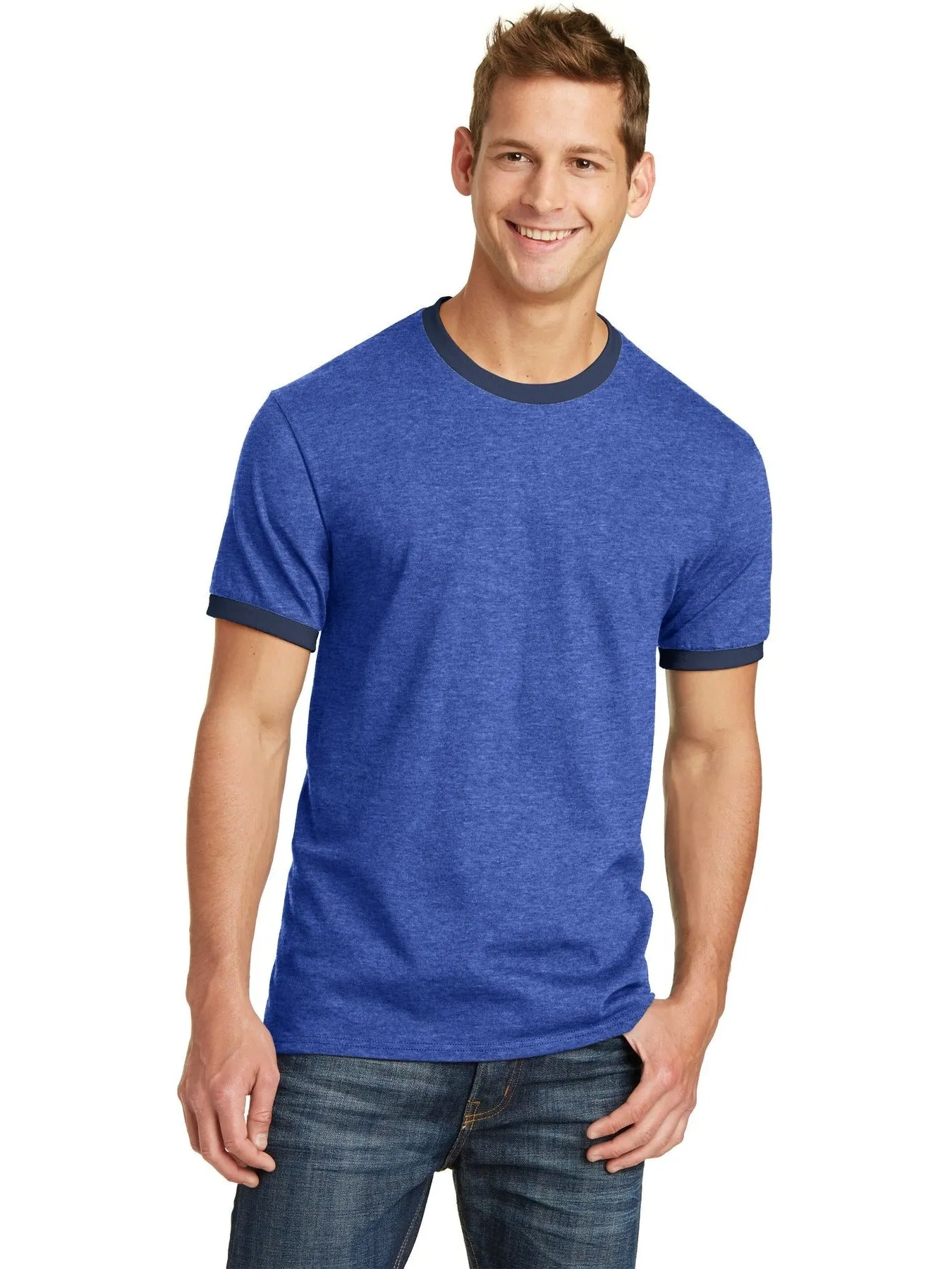 Port & Company Core Cotton Ringer Tee