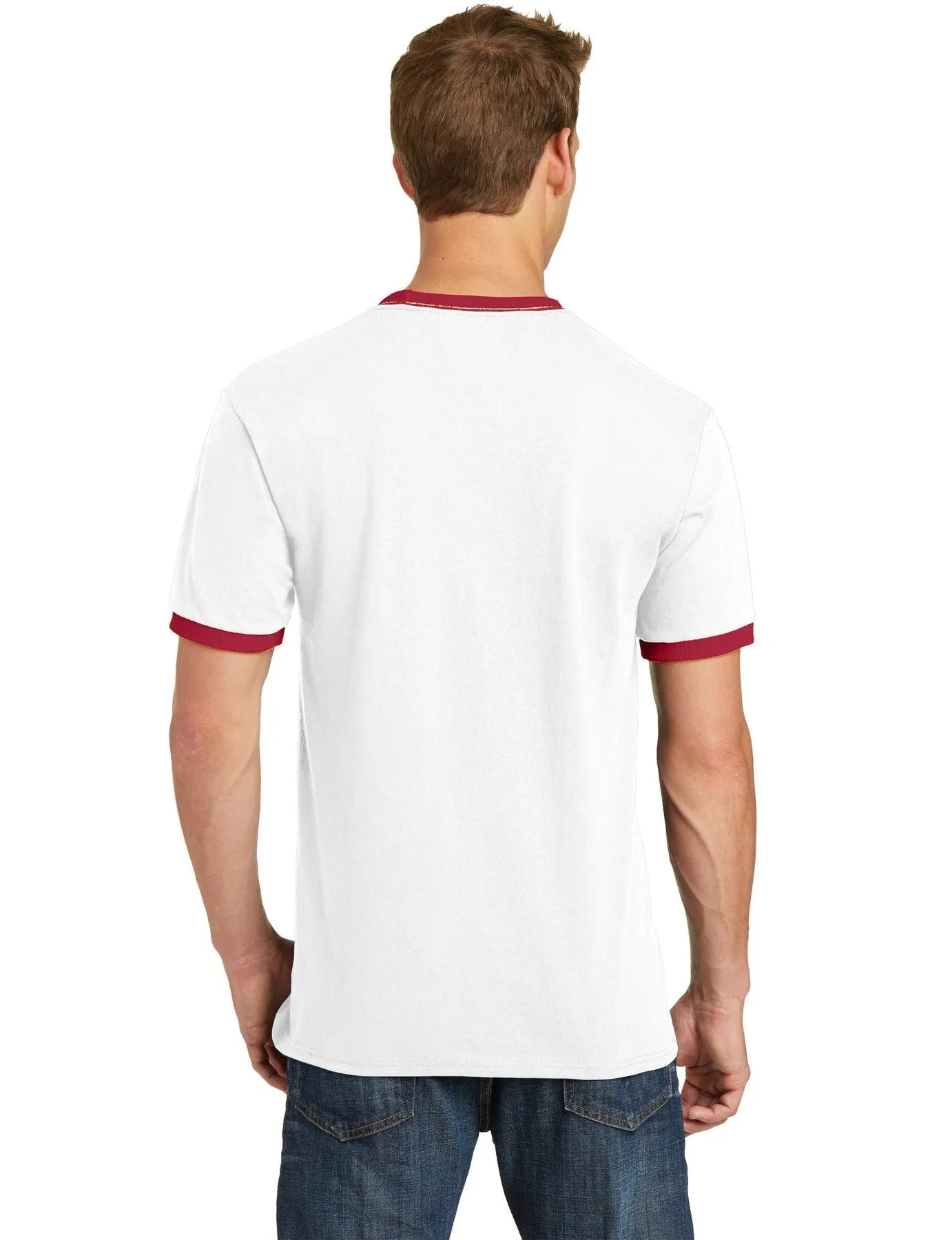 Port & Company Core Cotton Ringer Tee