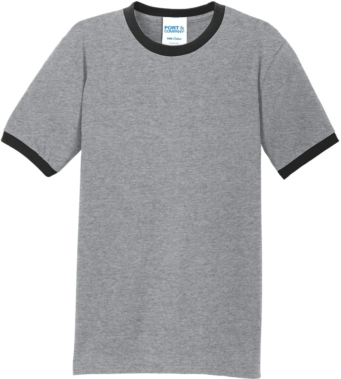 Port & Company Core Cotton Ringer Tee