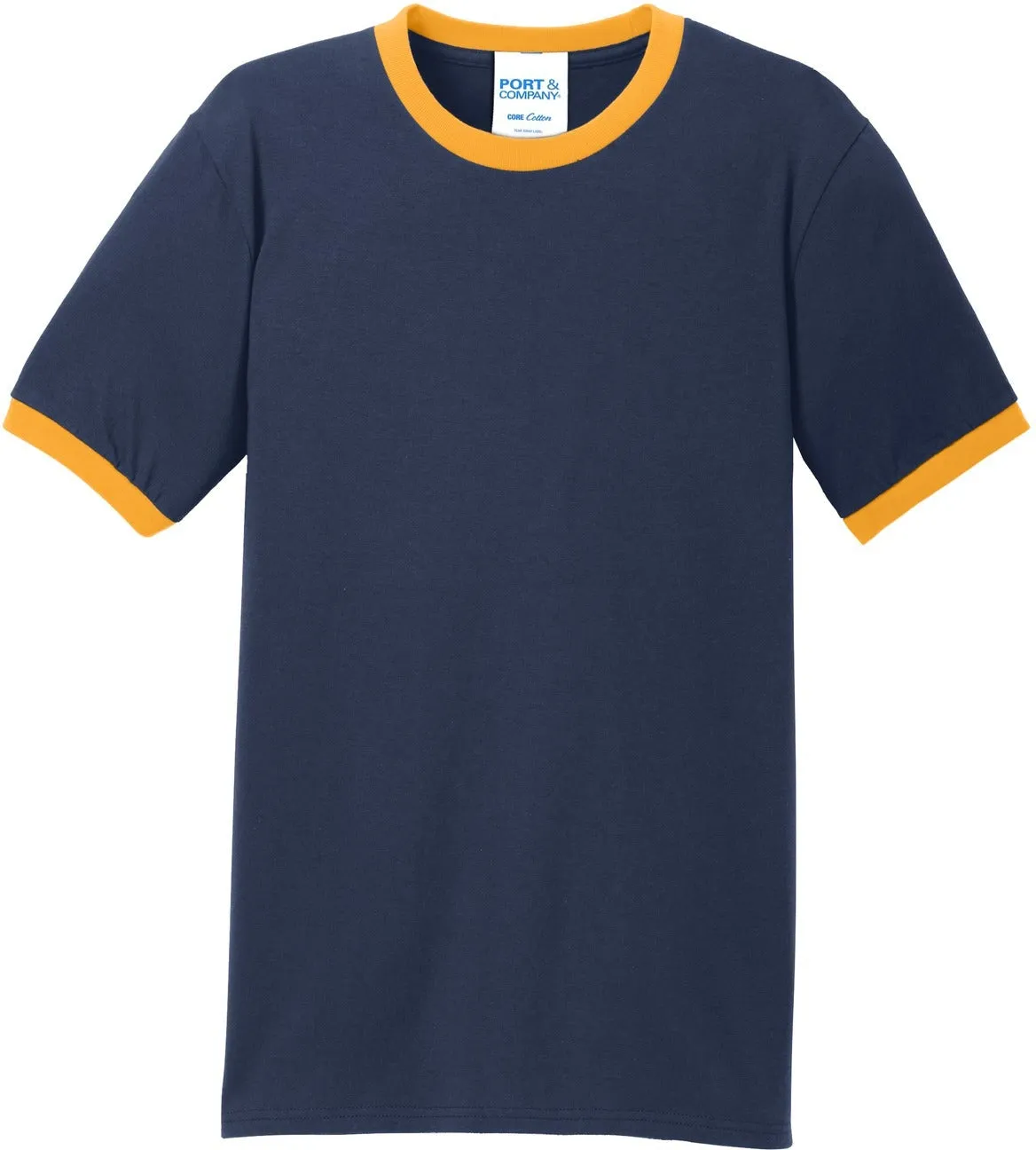 Port & Company Core Cotton Ringer Tee