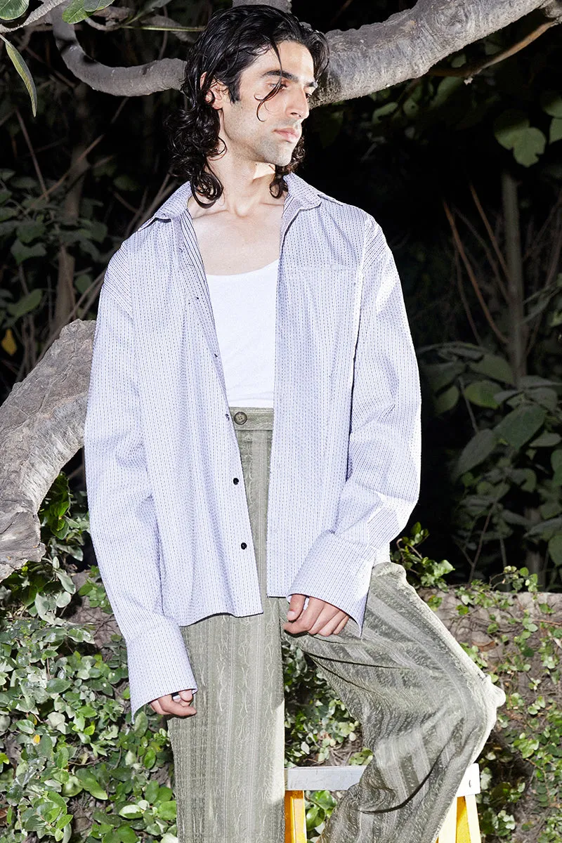 "DHARI" MONOCHROME RELAXED FIT SHIRT