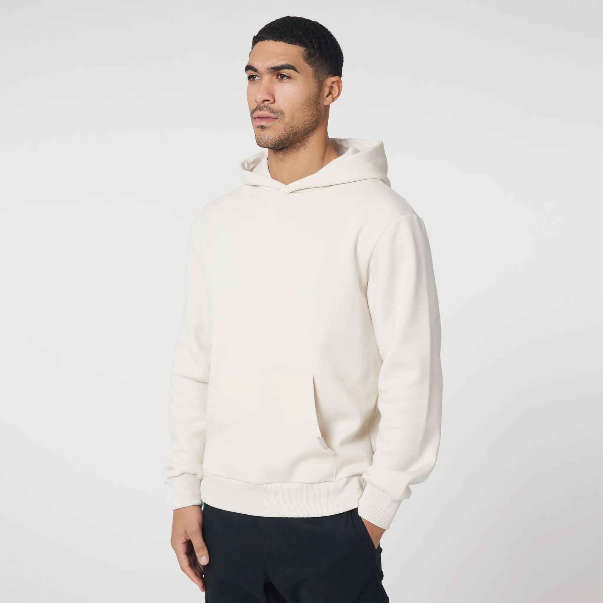 Relaxed Fit Hoodie | Stone