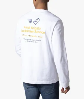 Relaxed Fit Long Sleeve Customer Service Tee