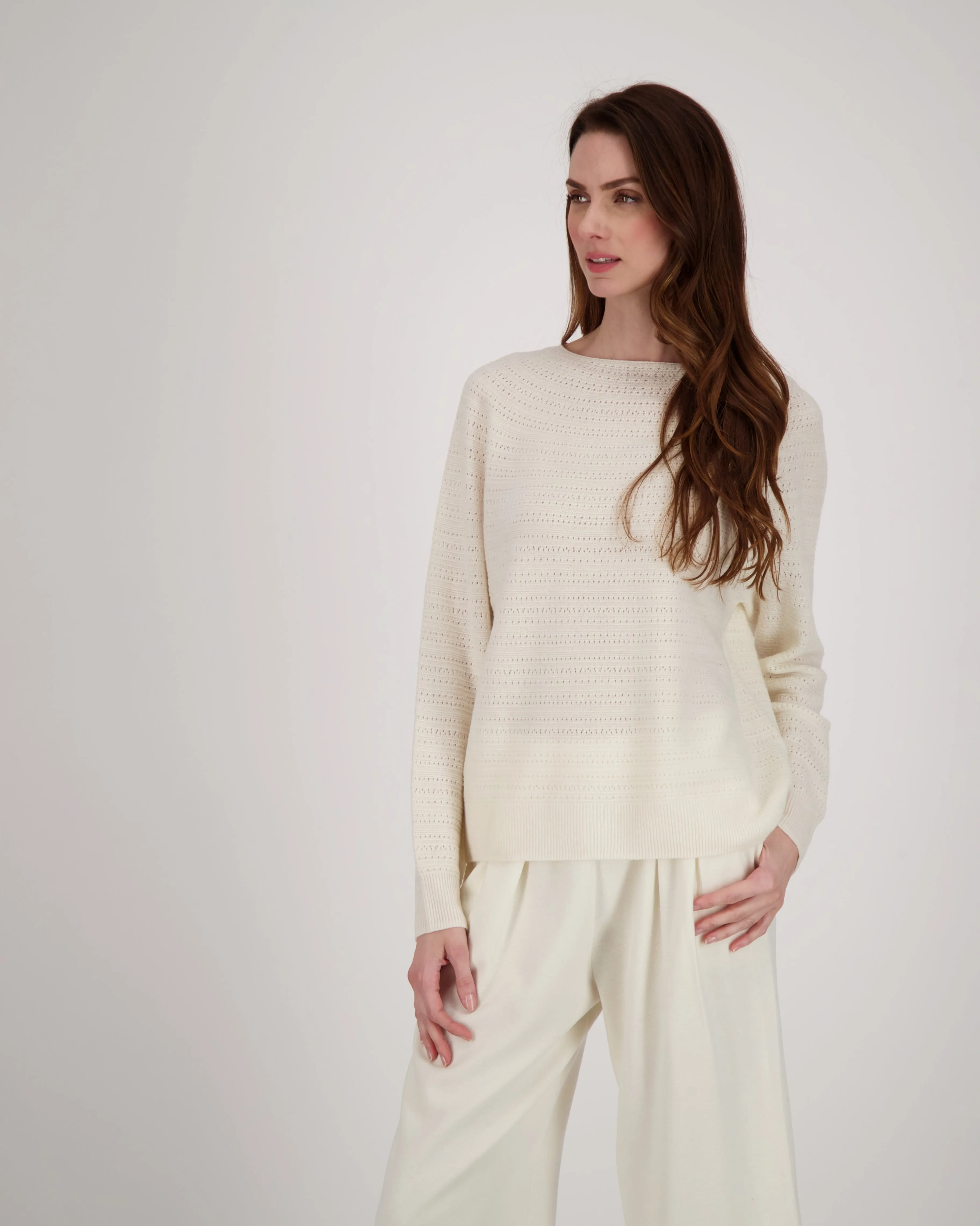 Relaxed Fit Round Neck Sweater