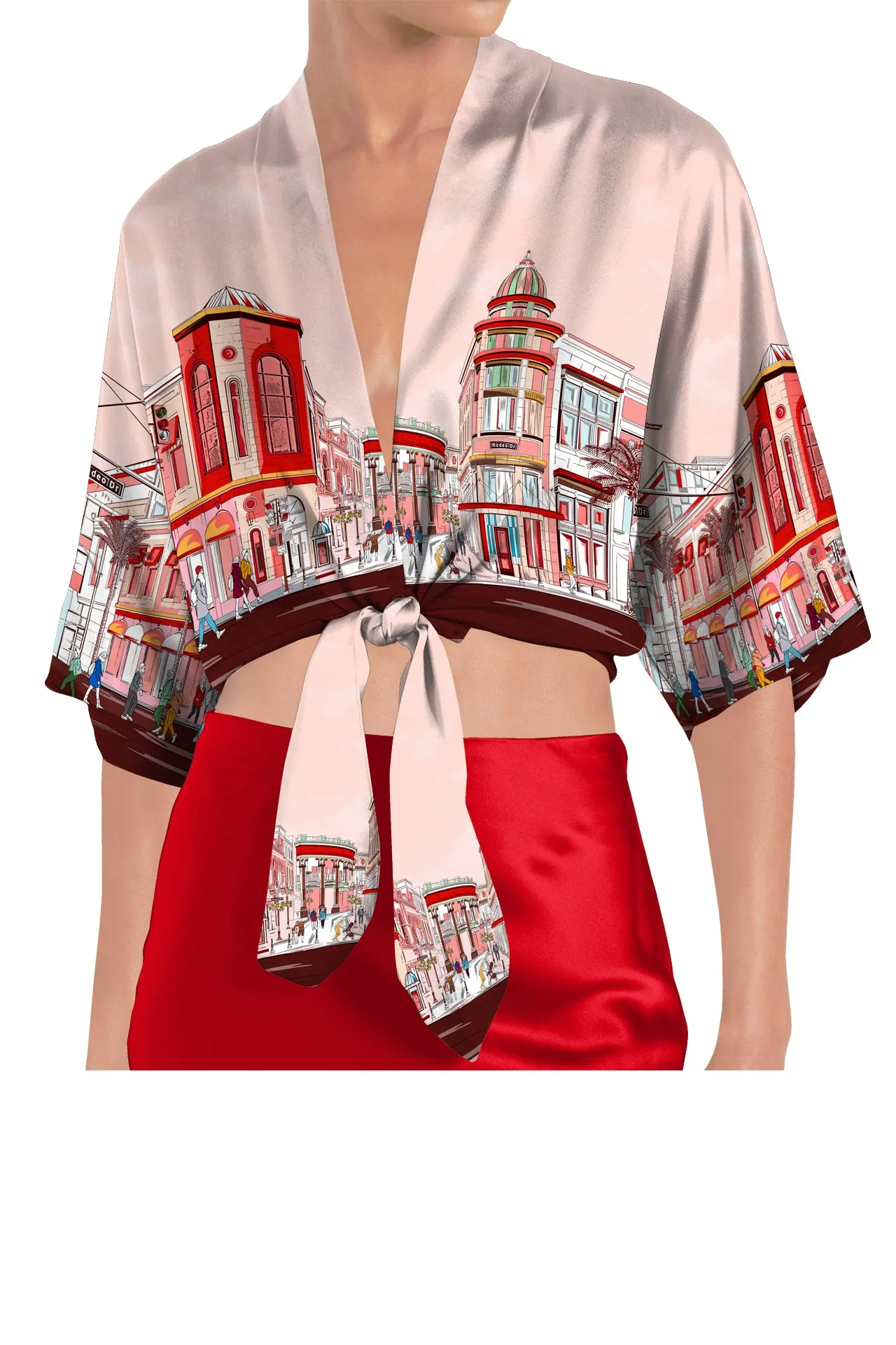 Rodeo Drive Print Summer Blouses