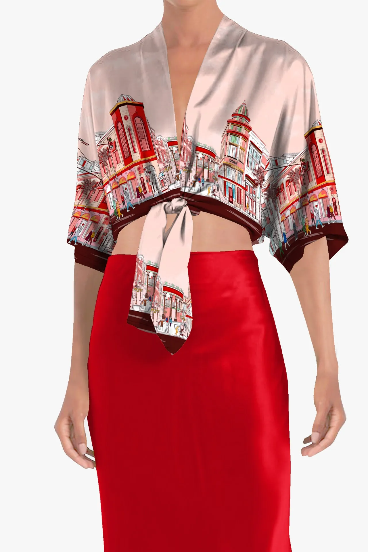 Rodeo Drive Print Summer Blouses