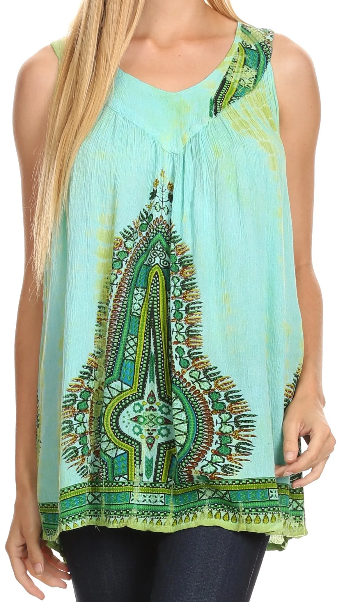 Sakkas Bohemian Spirit Relaxed Fit Blouse