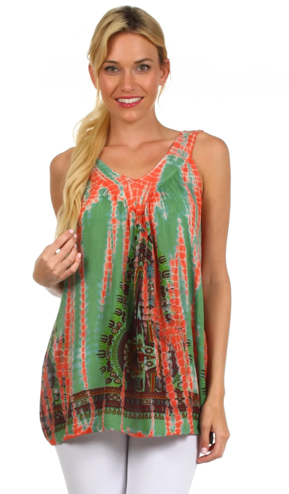 Sakkas Bohemian Spirit Relaxed Fit Blouse