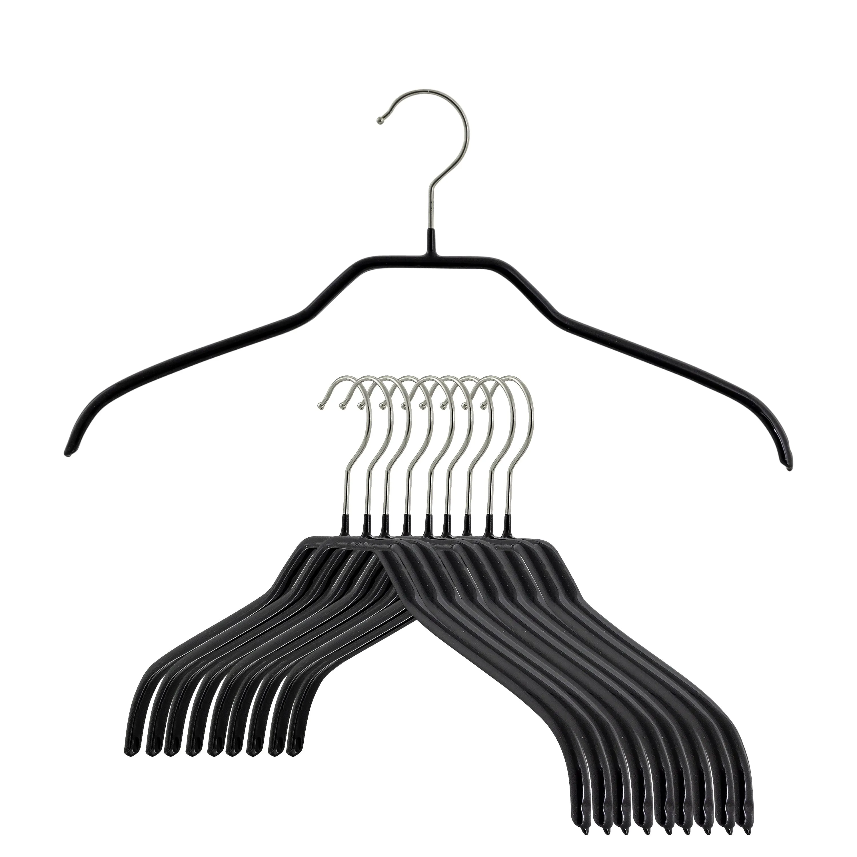 Silhouette Shirt Hanger, 41F, Black