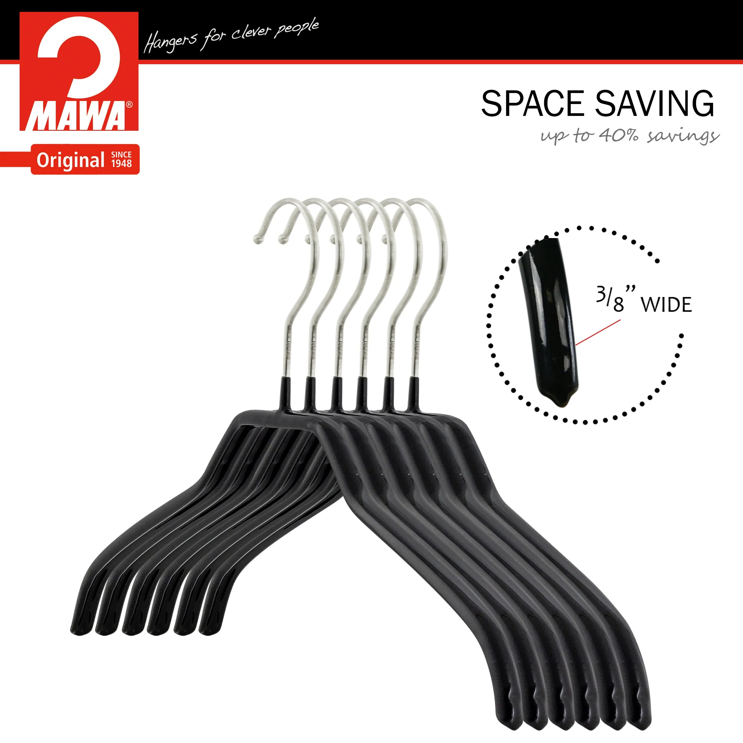 Silhouette Shirt Hanger, 41F, Black