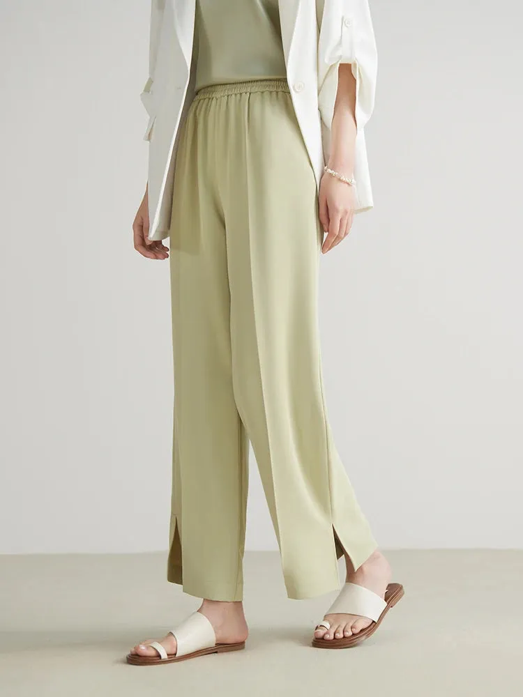 Simple Commuting Style Versatile Straight Casual Pants for Women