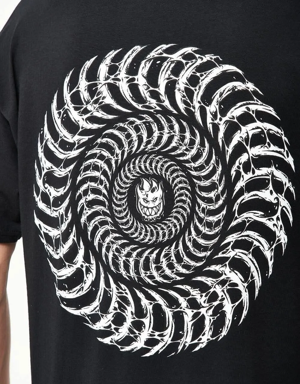 Spitfire Decay Classic Swirl T-Shirt - Black