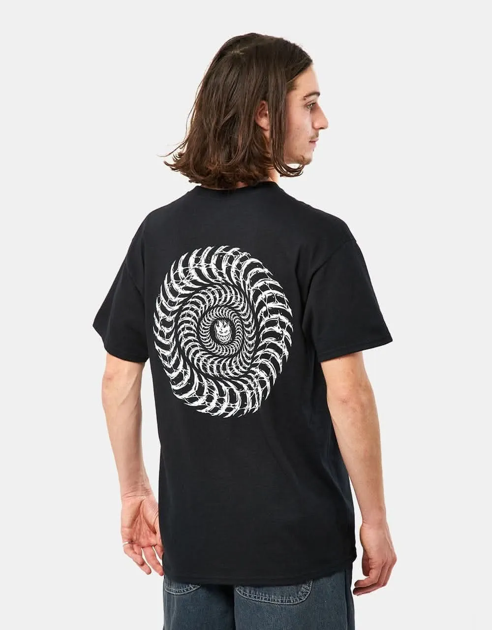 Spitfire Decay Classic Swirl T-Shirt - Black