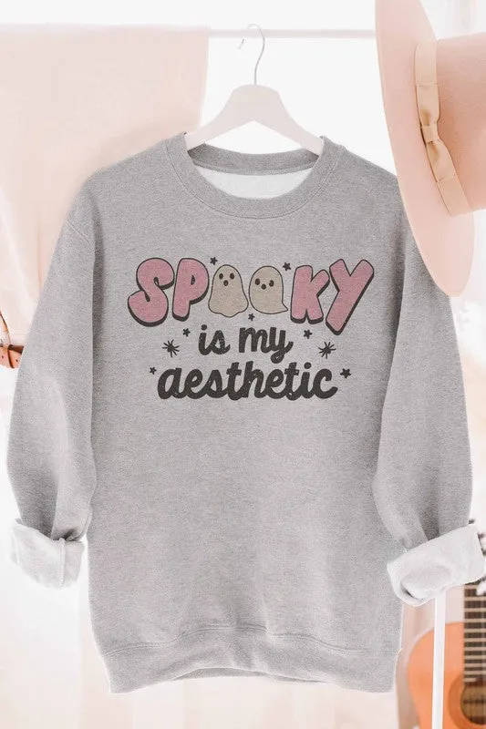 SPOOKY IS MY AESTHETIC GRAPHIC SWEATSHIRT