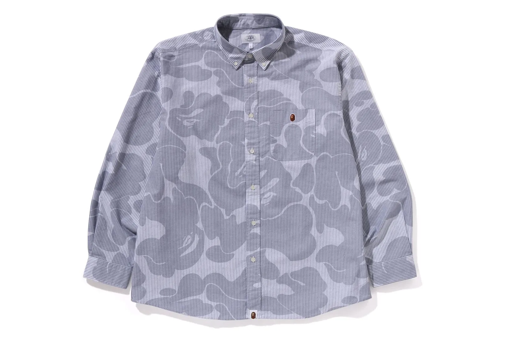 STRIPE CAMO RELAXED FIT SHIRT