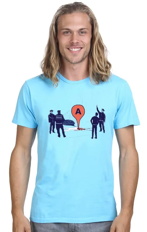 T-Shirt Suicide Map Marker