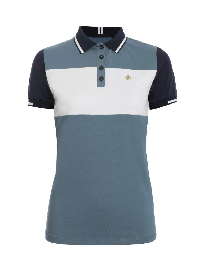 Tesoro Vita Pelosa Polo Shirt Blue/White