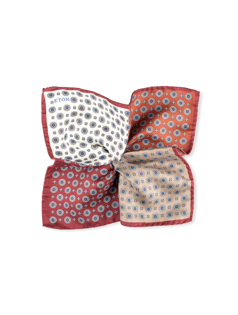 Tile Silk Pocket Square Multi