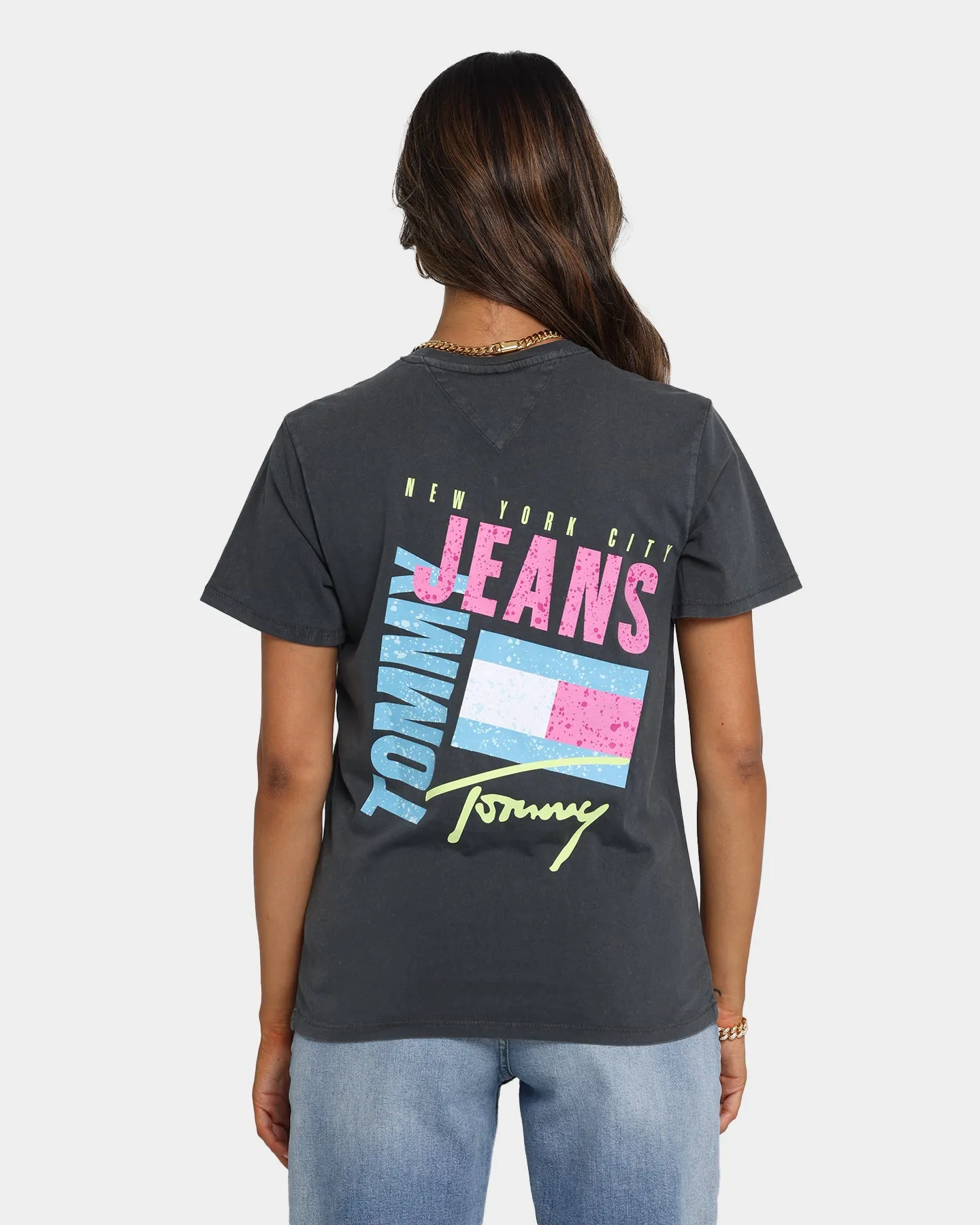 Tommy Jeans Women's Relaxed Fit T-Shirt Black