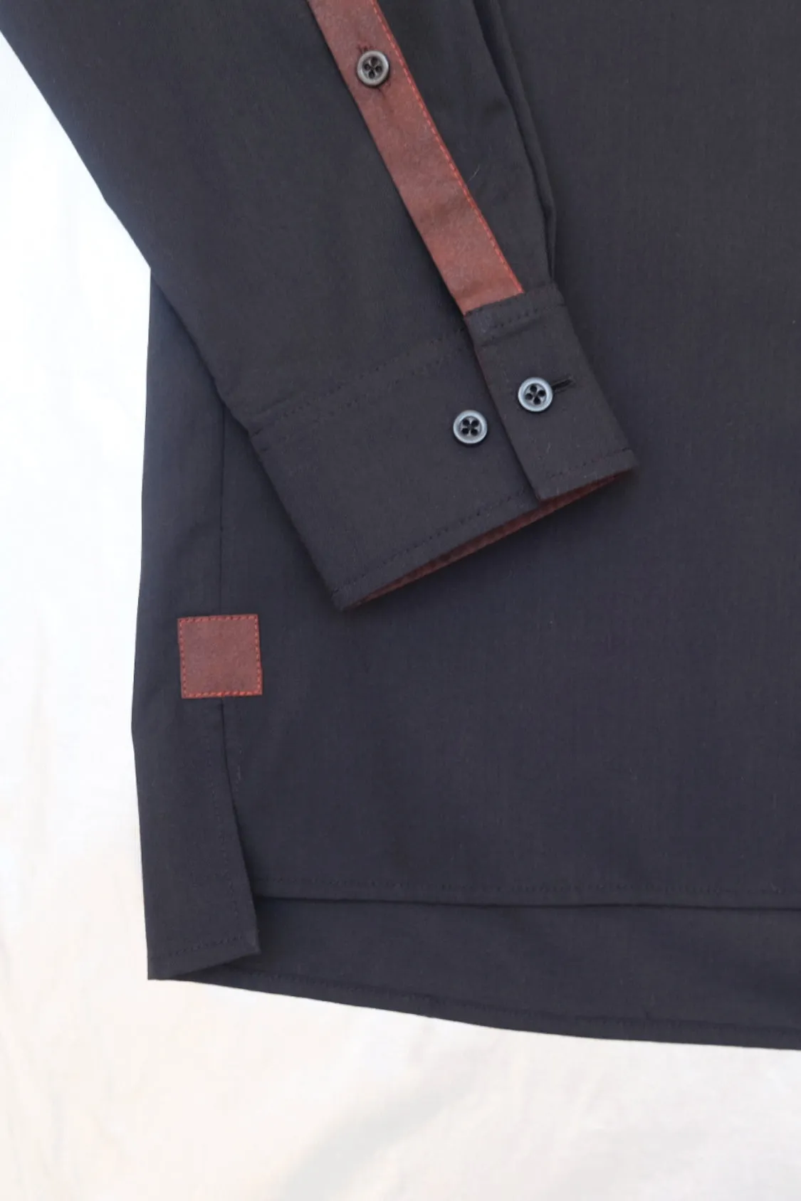 TWO-TONE CONTRAST SHIRT / unisex style