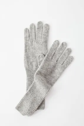 White   Warren Cashmere Long Texting Glove