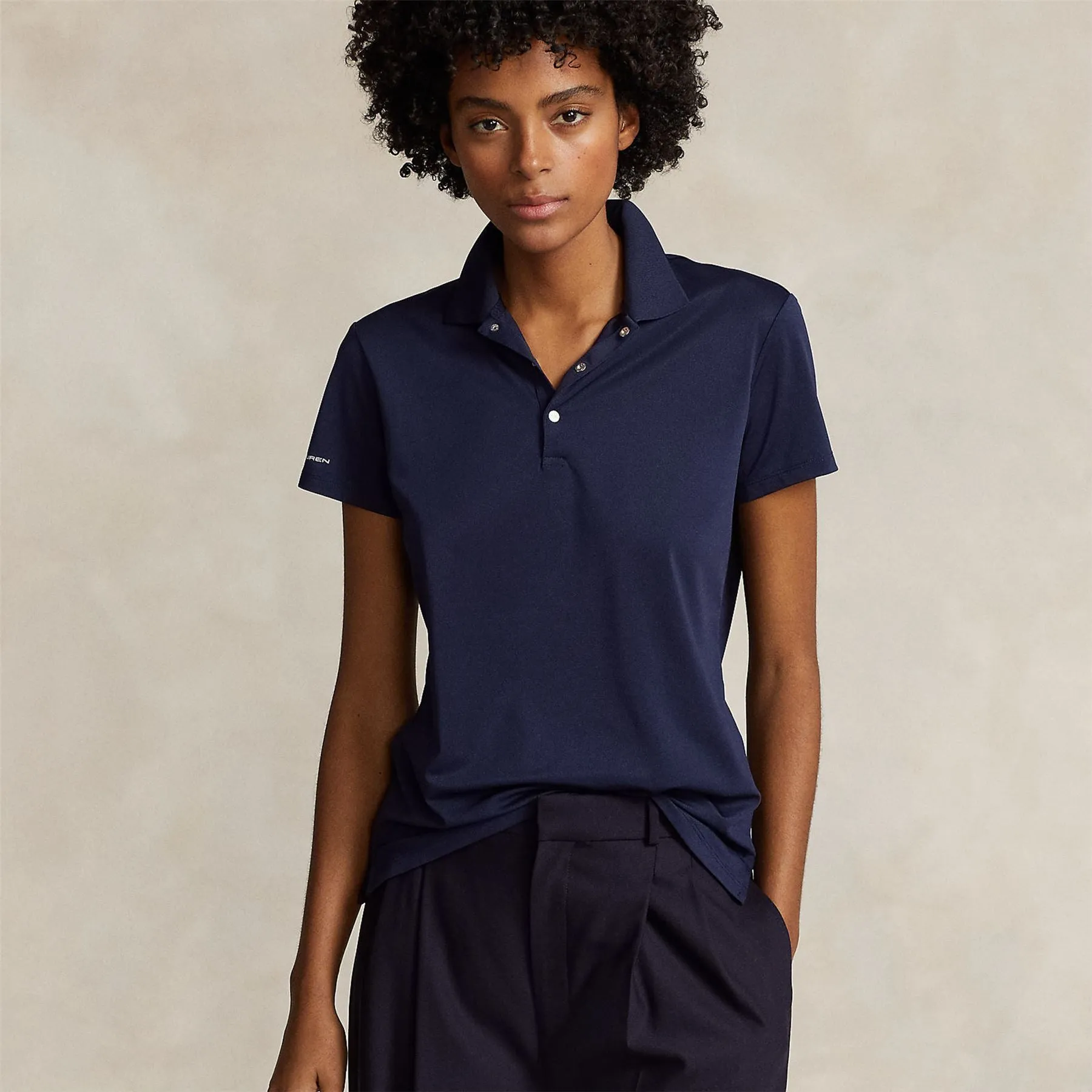 Womens Classic Fit Tour Polo Shirt Refined Navy - 2025