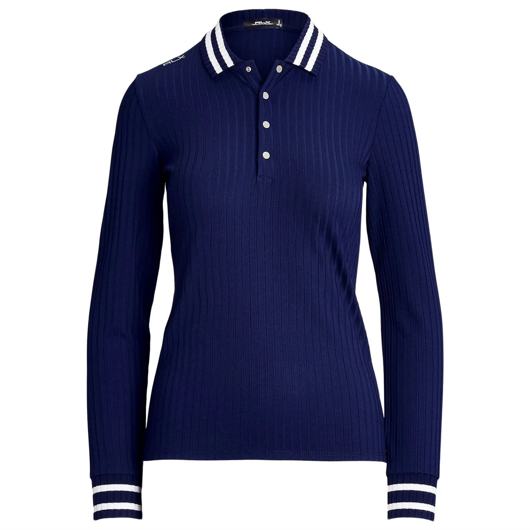 Womens RLX Drop Needle Polo Refined Navy - AW24