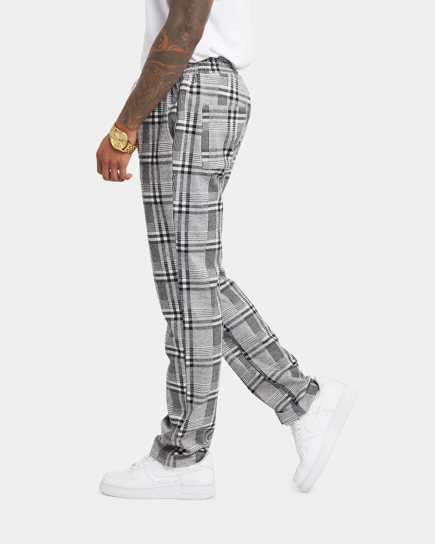 XXIII Tomasz Plaid Pants Black/White