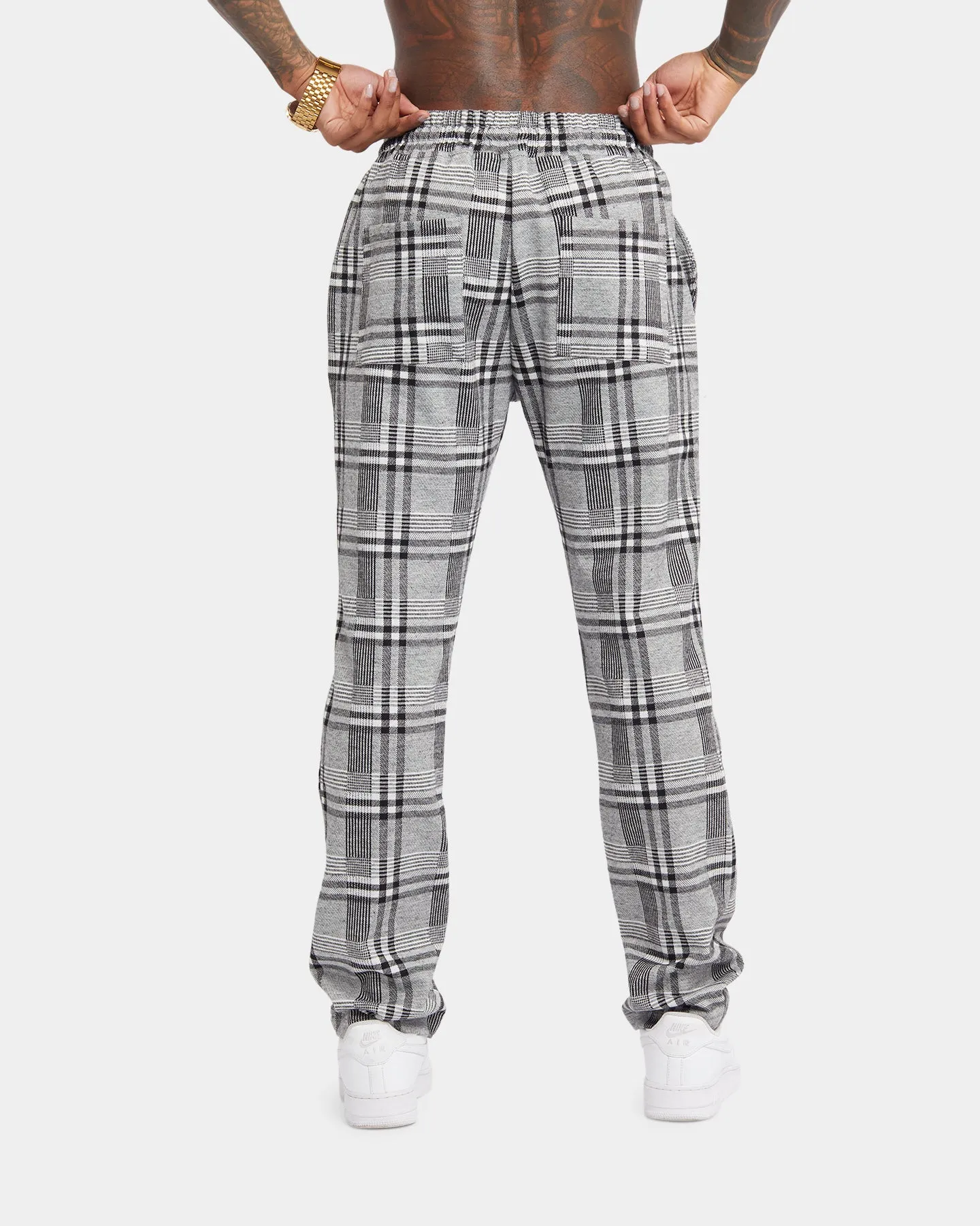 XXIII Tomasz Plaid Pants Black/White