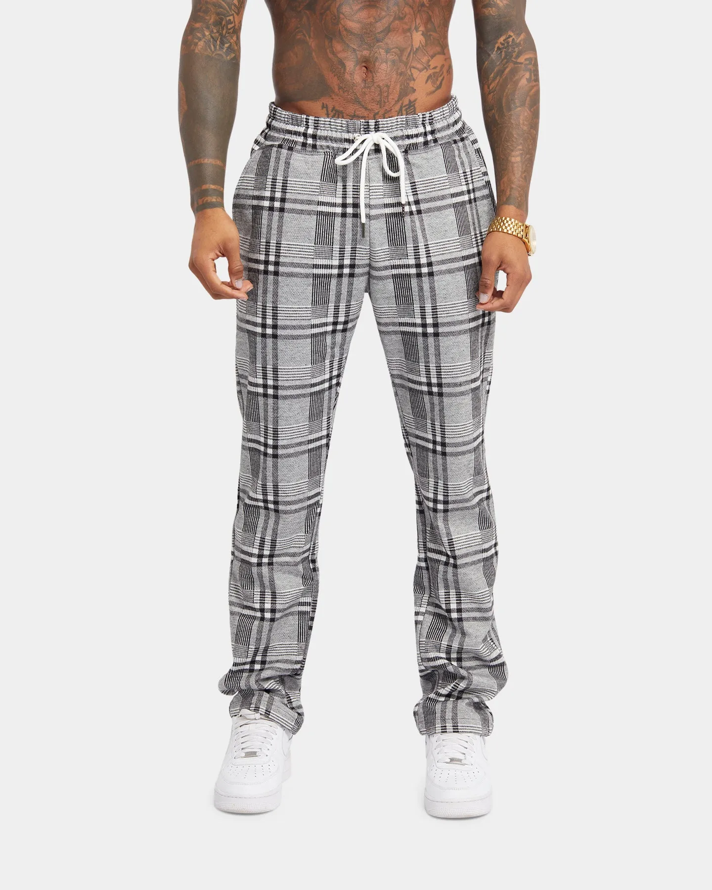 XXIII Tomasz Plaid Pants Black/White