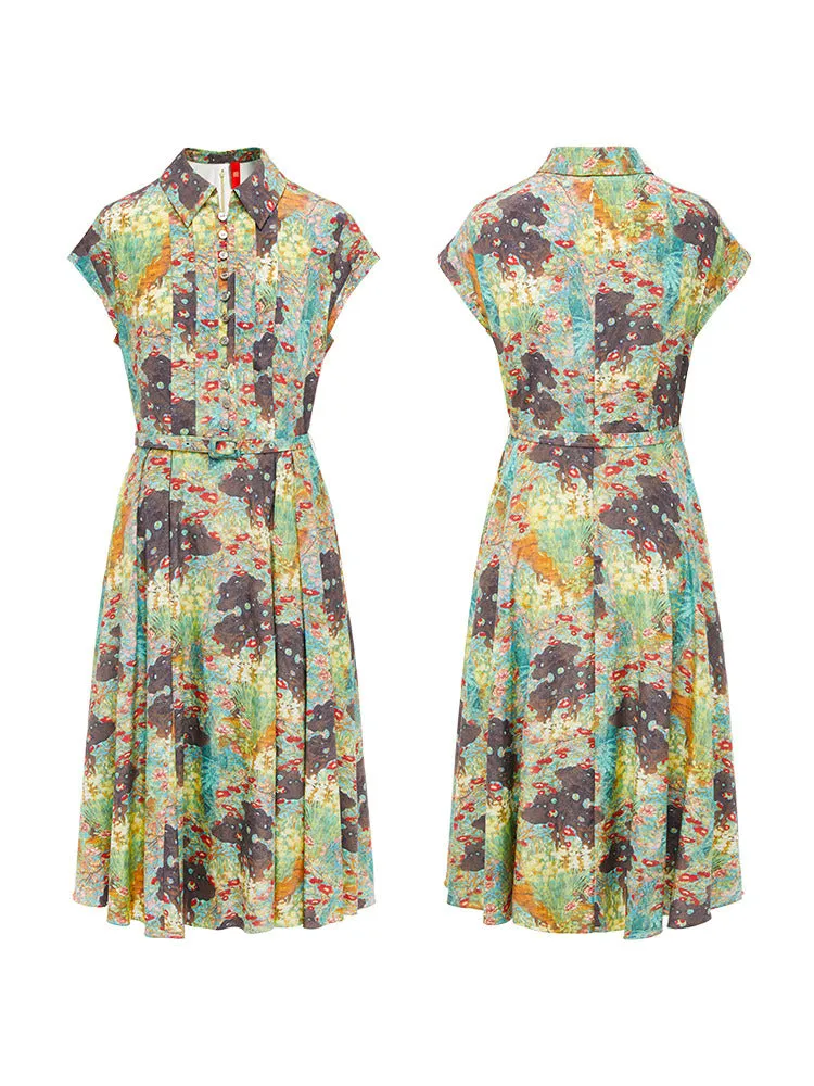 YAYING elegant floral print dress