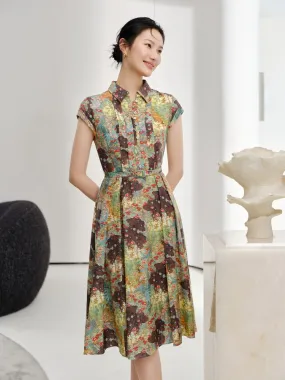 YAYING elegant floral print dress