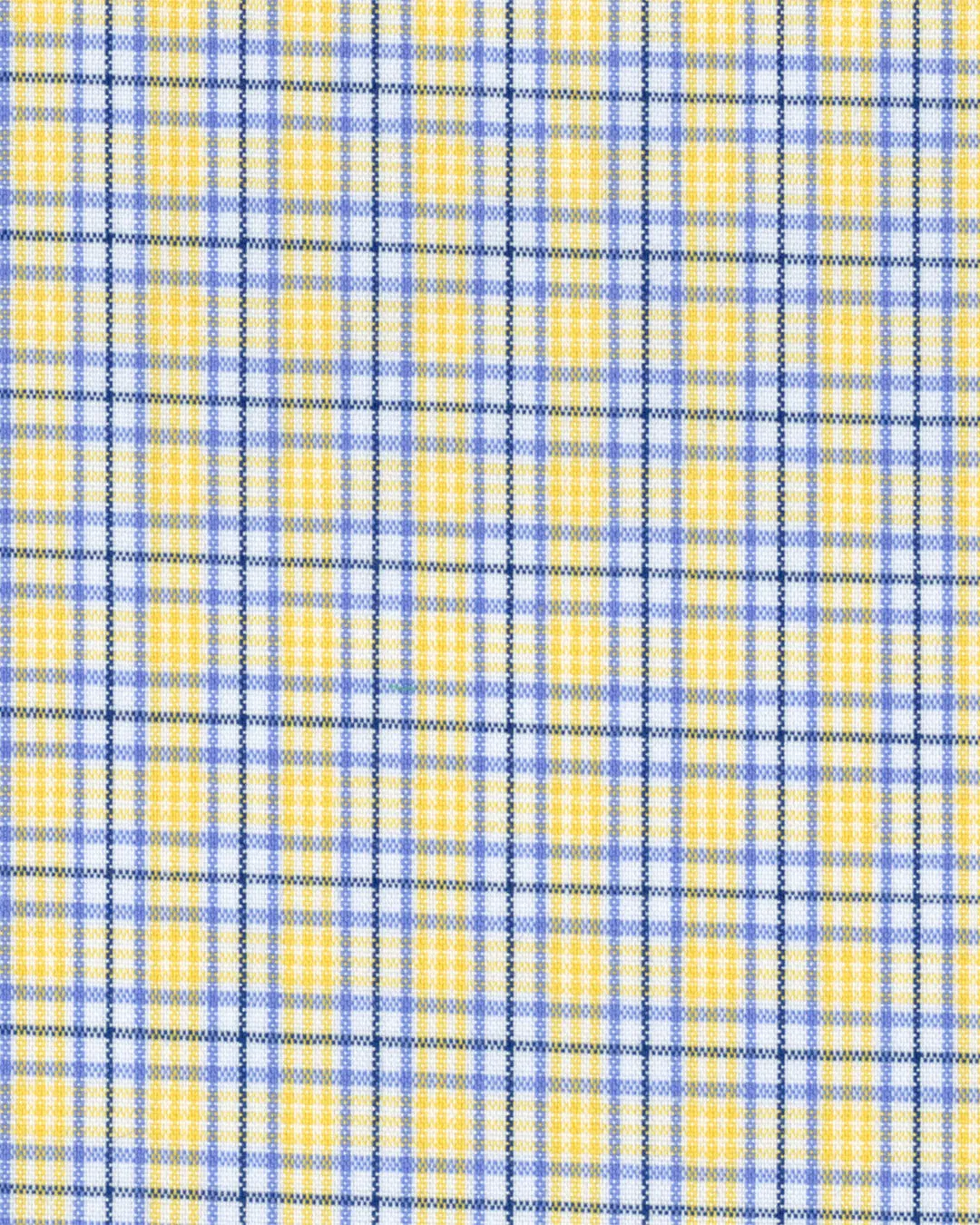 Yellow Blue Tattersall Shirt