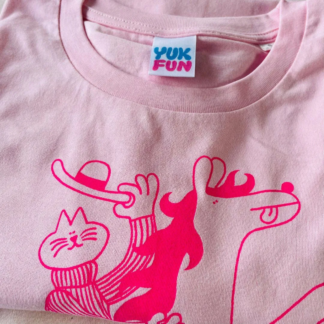 Yuk Fun Pink Dora & Horseboy T-shirt – unisex sizing